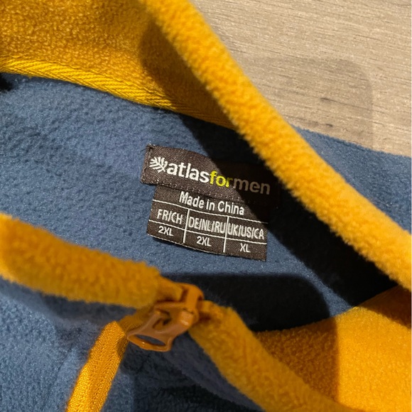 Fleece 1/4 zip Atlas for Men - Picture 4 of 4